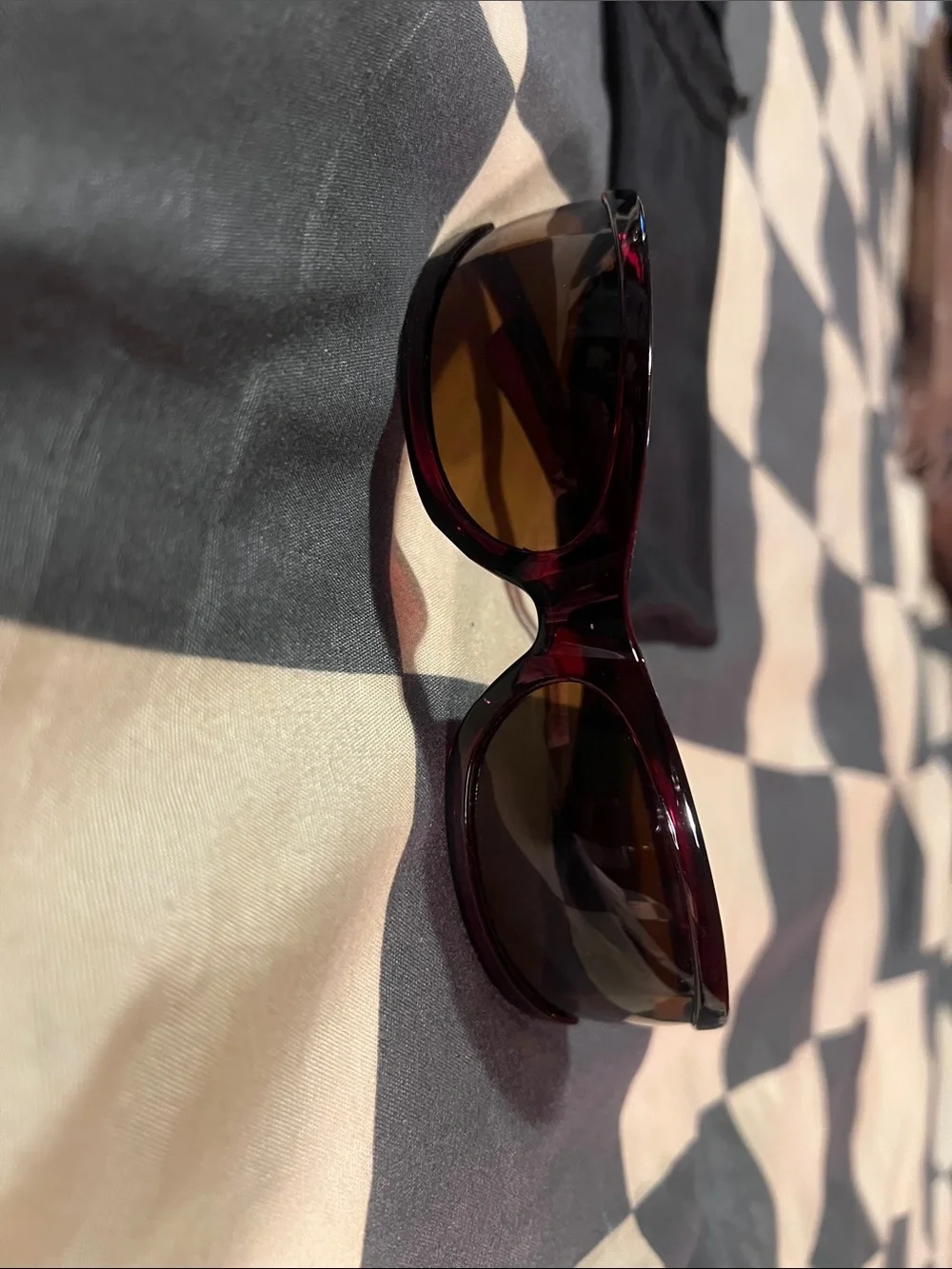 Classic Women's Sunglasses in Dark Red